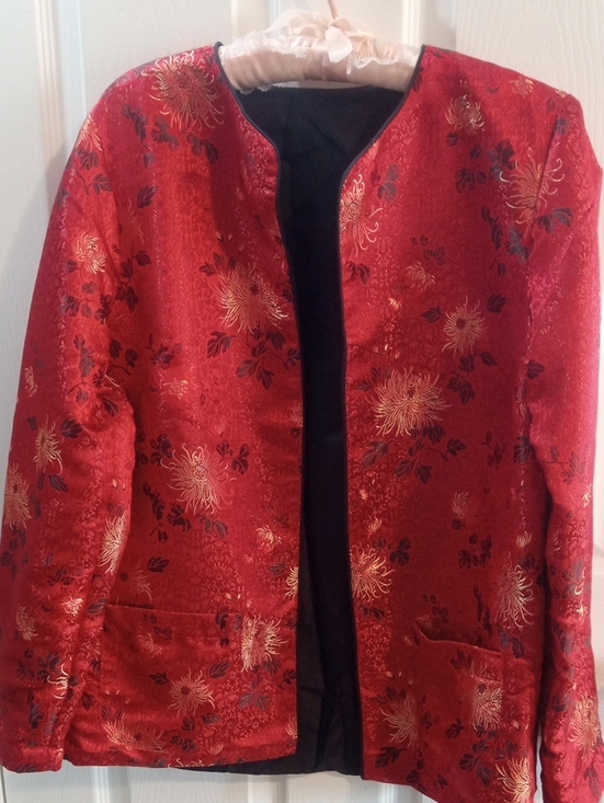 Harris Wallace Jackets & Blazers - HARRY WALLACE NY ASIAN SILK JACKET